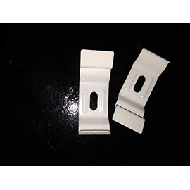 VERTICAL BLIND TOP FIX BRACKETS FOR WIDE BODIED TRACK SYSTEMS (5 BRACKETS, White)