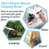 24PCS Men's Electric Shavers Cleaning Brush Double-Sided Shavers Brush Hair