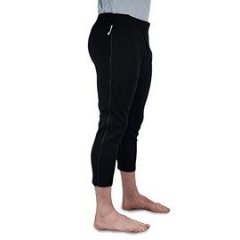 Minus33 Merino Wool 7112 Chugach Men's Expedition Zip-Off 3/4 Bottoms Black Large