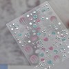 5D Embossed Summer Nail Stickers for Nail Art Self-Adhesive Shell