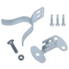 WellMade 1-3/8" Flat Back Wall Mount Chain Link Fork Latch