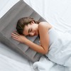 Inflatable Wedge Pillow for Sleeping, Portable Travel Wedge Pillow for