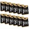 Big Dot of Happiness Adult 100th Birthday - Gold -