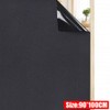 Blackout Static Cling Window Glass Film Privacy Protection to Block