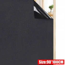 Blackout Static Cling Window Glass Film Privacy Protection to Block Sun Decor AU