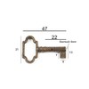 Furniture Key Antique Style Furniture Burnished Replacement Key Blank Patina