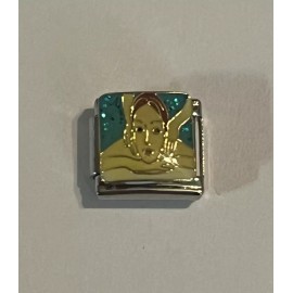 Pugster Lady At The Spa - Massage - Facial - Beauty- 9mm Link For Italian Charm Bracelet