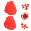 Vaguelly 16pcs Simulation Fruit Model Decorations Fruits Decorate Fruitful Plastic