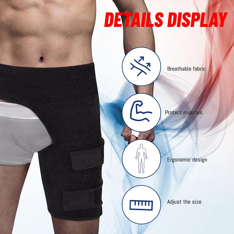 XdealCozyxc Hip Support for Women Men, Hip Brace for Sciatica