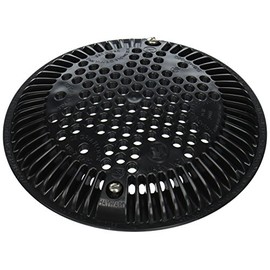 Hayward WGX1048EBLK 8-Inch Black Suction Outlet Cover Replacement for Hayward Drain Cover and Frame