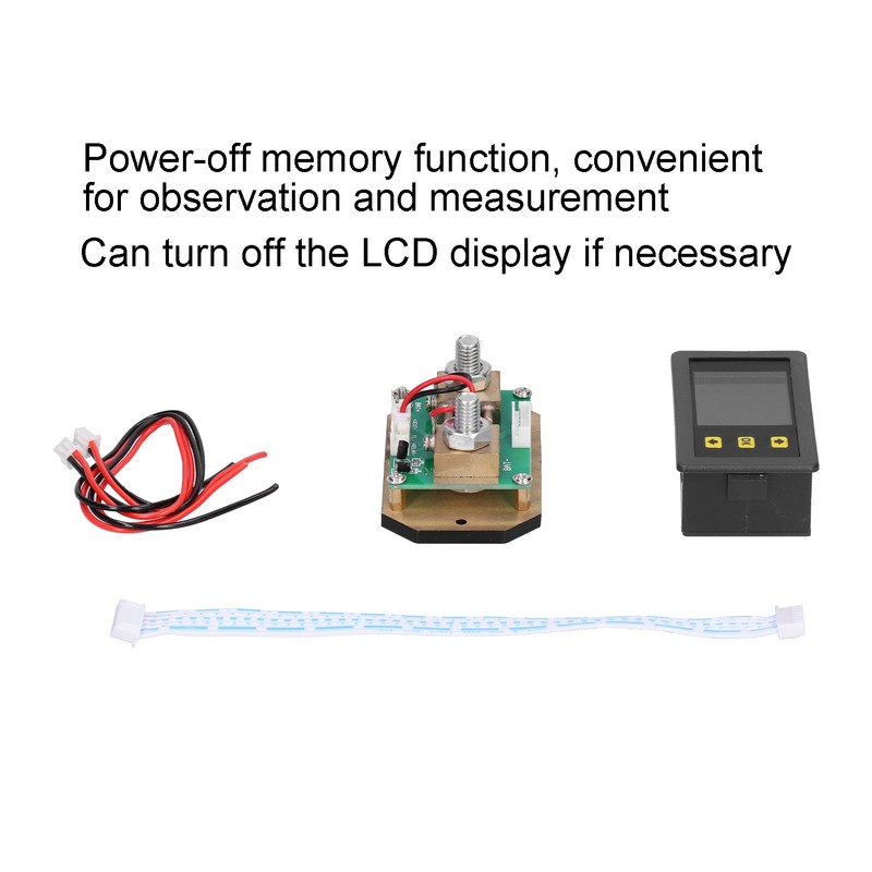 LCD Voltage Current Combo Meter Resin Energy Saving Wattmeter for