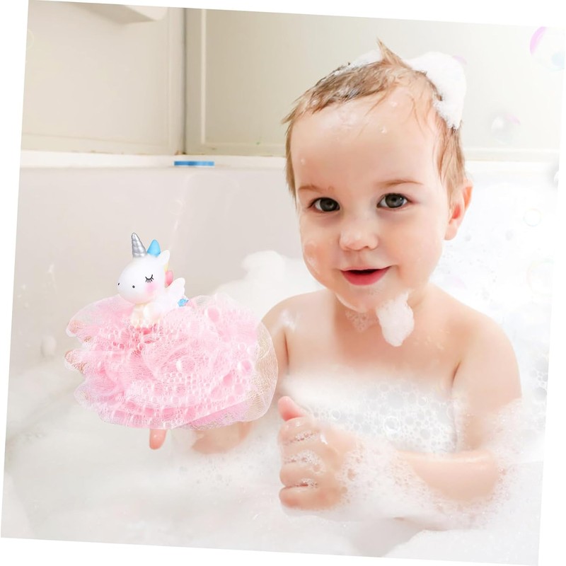 Esponja de baño unicornio para niñas Ipetboom (2 piezas)