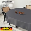 ANRO Oilcloth Tablecloth, Washable, Oilcloth, Garden Tablecloth, Outdoor, Indoor, Oval,