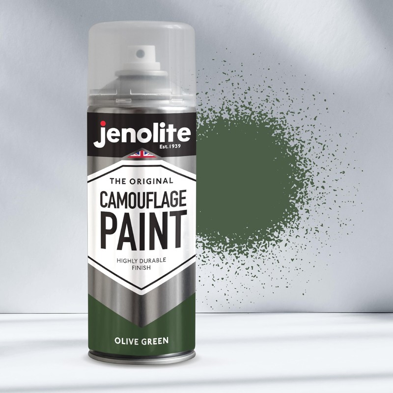 JENOLITE Army Camouflage Paint Twin Pack Olive Green & Mud