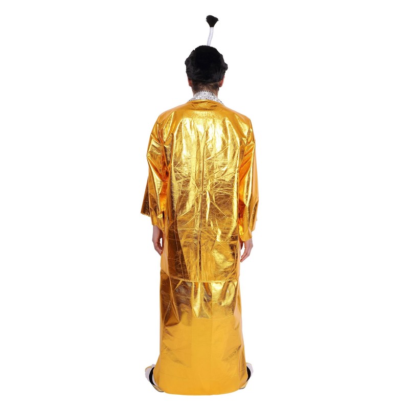 [クリアストーン] 和風コスチューム コスプレ ハロウィン お殿様 殿様 メンズ ゴールド 衣装 仮装