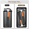 A-LUGEI【𝟰𝟲𝗣𝗖𝗦 & 5 Size】Tool Box Organizer Tray Divider Set, 【Black】