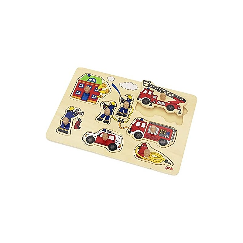 Goki Fire Brigade Lift Out Puzzle