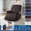TAOCOCO Recliner Chair Covers Stretch Polyester Fabric 3-Piece for Large