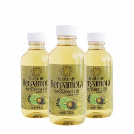 3 Aceites de bergamota 120 ml marca Lenico Estimula Crecimiento Cabello Barba y Bigote Hidratante