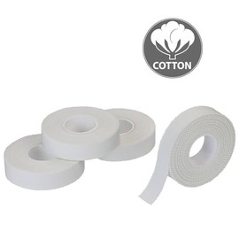 ALPIDEX 4 Rolls Finger Tape 1,5 cm x 10 m White Black Climbing Cotton