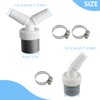 2 pieces washing machine connection washing machine drain hose washing