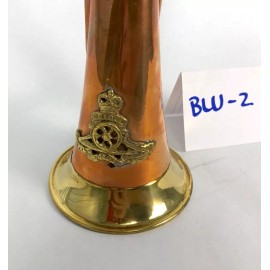 Unbranded Replica British Model 1857 Military Bugle - Copper and Brass - Reenactment