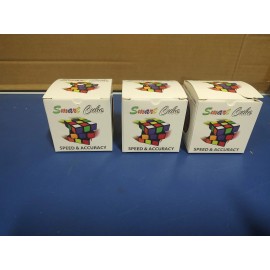 Unbranded 3 Ea Rubiks Cube Smooth, Gift, Toy, 2 1/2" Cube