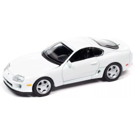Auto World 1:64 1993 White Toyota Supra Diecast Model Car AWSP064B