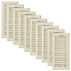Imperial RG0244 4 x 10-Inch Louvered Floor Register, Almond, 10