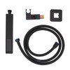 Wall Mounted Shower Set Black High Pressure Shower Head with