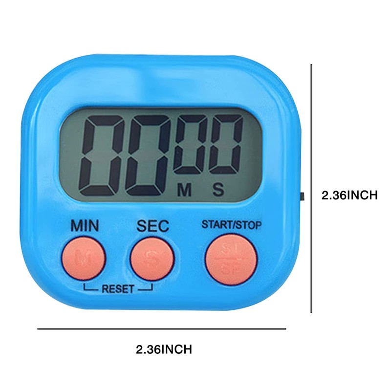 Digital Kitchen Timer, Digital Magnetic Stopwatch Timer with Magnet, Standing,