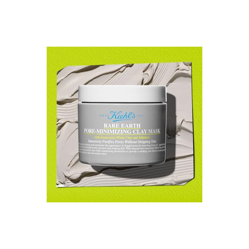 Kiehls - Rare Earth Pore-Minimizing Clay Mask, Mascarilla Facial, 125ml