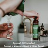 Cliganic Organic Castor Oil, 100% Pure (6oz with Eyelash Kit)
