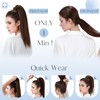 Elailite 58 cm Ponytail Hairpiece, Clip-In Ponytail, Long Hair Extensions,