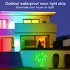 segrass 50ft Neon Rope Light, 24V RGB LED Strip Lights,