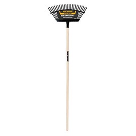 True Temper 1789200 Steel Tine Lawn Rake, 18-Inch, Multi