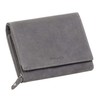 Women's Genuine Leather Wallet with 1 Note Compartment, Double Coin