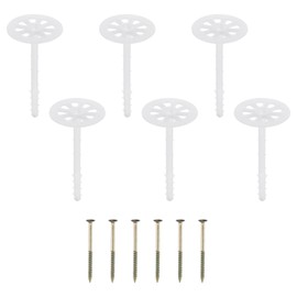 PATIKIL 122 mm Perforated Insulation Pins, Pack of 30 Insulating Dowels, Wall Dowels, Plastic Expansion Dowels for Attaching Foam Panels to Masonry or Ceiling
