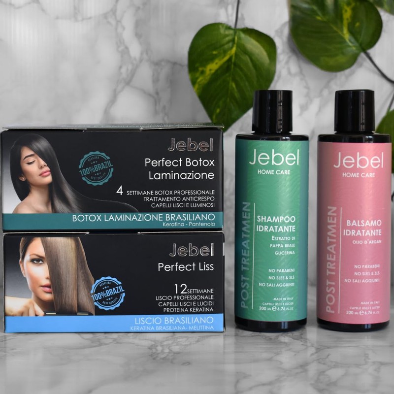 JEBEL Perfect Liss – Brasilianisches Glättungsset – 12 Wochen glatt
