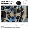 20Pcs Car Wheel Lug Nut Covers,17mm Tire Bolt Caps with