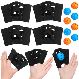 Chitidr 12 Packs Baseball Training Glove Sliding Baseball Training Equipment Catchers Mitt Catcher Aids Suitable for Field Drills Hand Eye Coordination Teaching Proper Placement