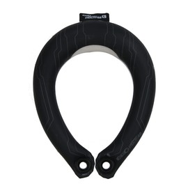 YAMASHIN iceG ICGS4R-BKC-L Stealth 4 R Cool Neck Ring, Black, Safety Cord, Size L