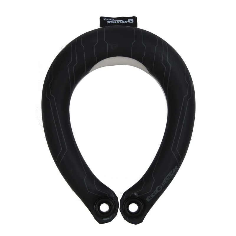 YAMASHIN iceG ICGS4R-BKC-L Stealth 4 R Cool Neck Ring, Black,