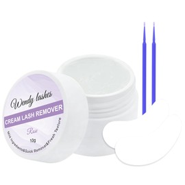 Lash Extension Remover Cream Eyelash Extension Remover Low Irritation Dissolves Powerful Eyelash Glue Remover for Salon Lash Glue Remover(Rose 10g)