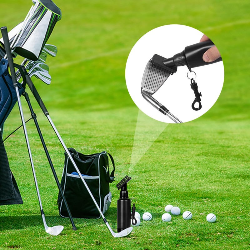 Golf Brush Tool | Golf Club Scrub Brush with Leakproof