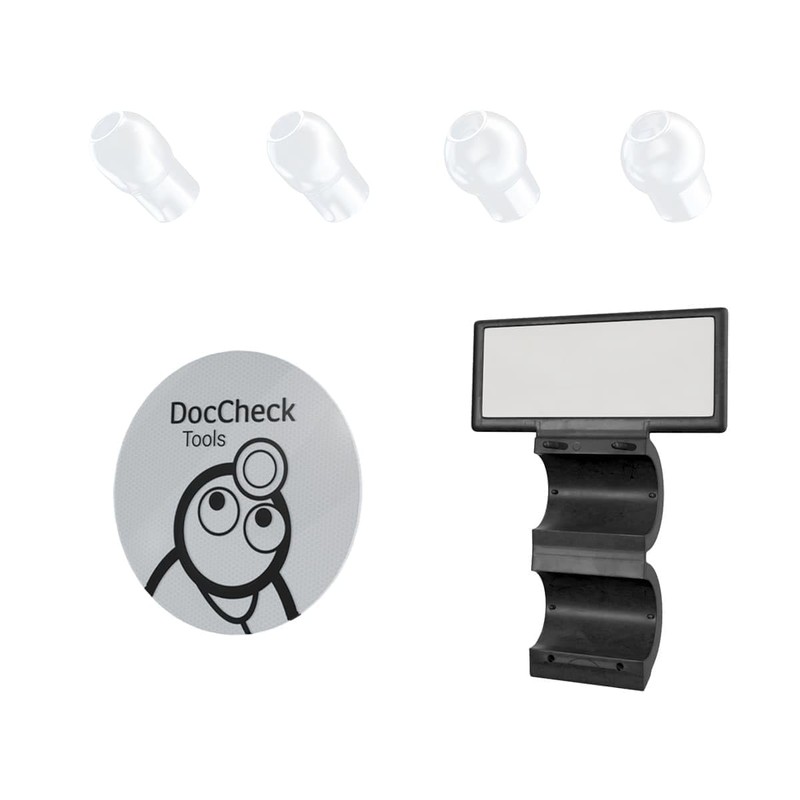 DocCheck "Lausch" Stethoscope - Double Head Chestpiece, Thick-Walled Single Tube