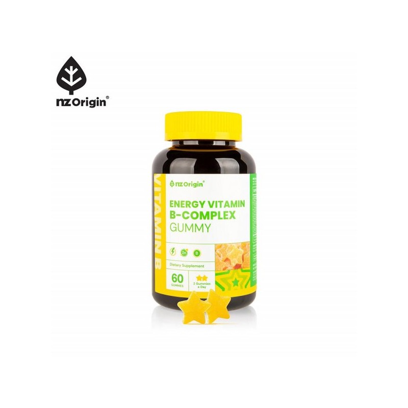 Njet Origin 활력 비타민B 컴플렉스 구미 비타민B군 60구미 Vitality Vitamin