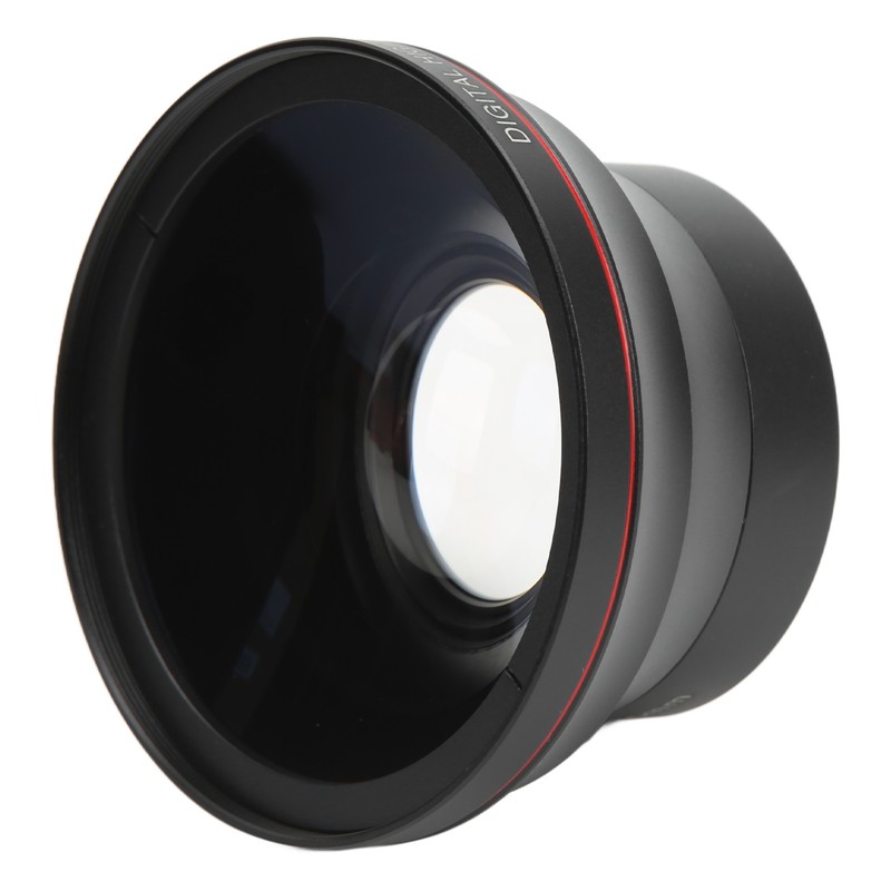 55mm 0.43X Wide Angle Lens Optical Glass Coating Technology Camera