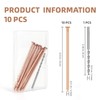 UNIFAMILY 10pcs Copper Nails for Killing Trees Stump Root, 3.15