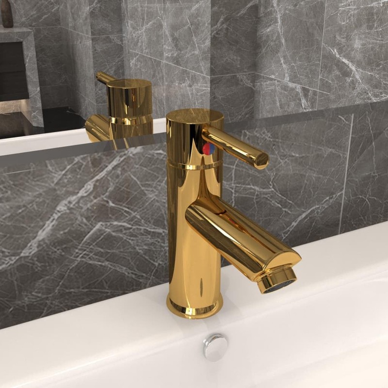 vidaXL Washbasin Mixer Tap Bathroom Sink Mixer Tap Bathroom Sink
